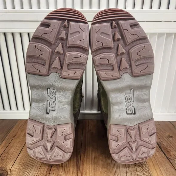 Teva Geotrecca RP Mens Sz 12 Olive Green Outdoor Waterproof Hiking Boots 1129588